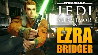 HOW TO CREATE EZRA BRIDGER in Star Wars Jedi Survivor Lightsaber Customization [upl. by Sirtaeb]