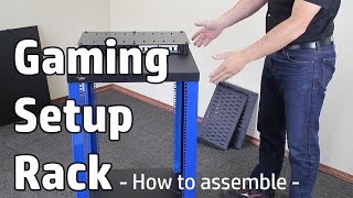 GAMING SETUP RACK  Assembly [upl. by Ecnadnak]