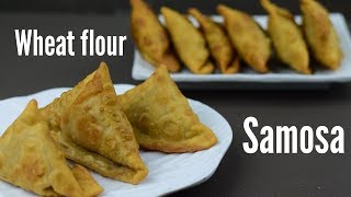 Samosa  Wheat Flour Samosa Recipe In Malayalam HD [upl. by Baler816]