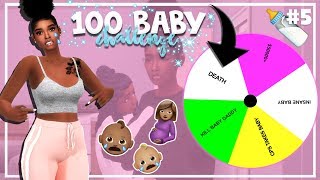 SIMS 4 100 BABY CHALLENGE with A TWIST 5 Baby Bday amp DEATH 💔 [upl. by Novello319]