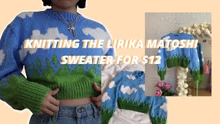 knitting the 270 lirika matoshi cloud sweater for 12 [upl. by Zeuqram]