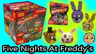 Full Box of 24 Five Nights At Freddys MyMojis Surprise Blind Bags  FNAF Game Head Ball [upl. by Ysor]