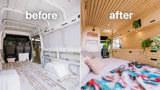 Converting a Van With No Experience  Start to Finish Timelapse [upl. by Otnas143]