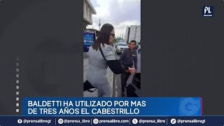 Durante tres años Roxana Baldetti usa cabestrillo y pasa sin grilletes en audiencias judiciales [upl. by Schwenk292]