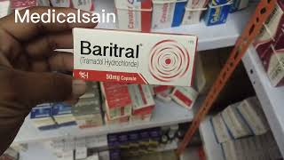 Baritral capsule 50mgTramadol Hydrochloride Barrett Hodgson Pakistan pvt ltd [upl. by Eyllib331]