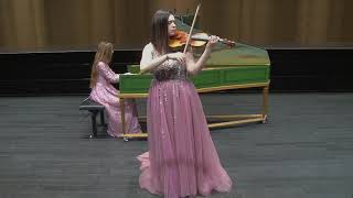 Tartini  Didone abbandonata  Violin Sonata in G minor Op1  Pliskina Mariia [upl. by Ian]