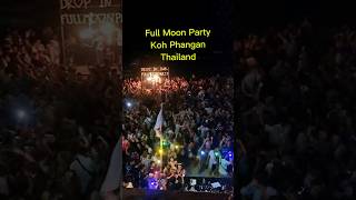 Is this the best Festival of the World fullmoonparty kohphangan thailand shorts [upl. by Rihana]