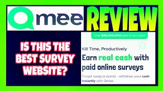 Qmee Review  Make 3 Per Survey [upl. by Noskcire]