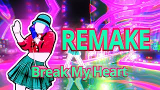 REMAKE Break My Heart by Dua Lipa Just Dance 2025 Fan Made  from the collaboration with JDDanceh [upl. by Lacym]