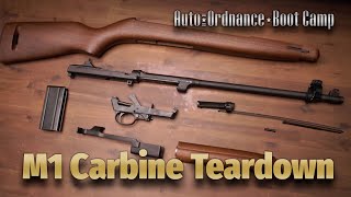 AutoOrdnance Boot Camp M1 Carbine Teardown [upl. by Ayikaz]