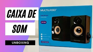 Unboxing e Teste da Caixa de Som Multilaser SP261 6W l Gostei [upl. by Anitsirc]