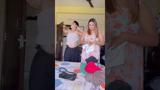 Wife ka Dress Husband pehle liya 👗😂🤣 Husband Wife Comedy Video shorts viralshort comedy funny [upl. by Refenej]