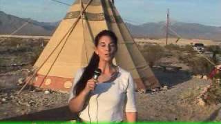 CAMPING EXPERIENCE  NATIVE AMERICAN TIPI CAMP IN USA [upl. by Dnalyr]