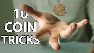 10 IMPOSSIBLE Coin Tricks Anyone Can Do  Revealed [upl. by Aiclid]