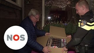 VUURWERK Zoektocht naar illegale knallers eindigt bij opa en oma [upl. by Naenej965]