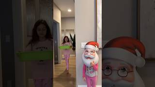 Super funny Santa prank on sister 🤣😂shorts [upl. by Ertsevlis784]