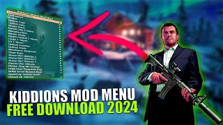 Kiddions Mod Menu  FREE amp Updated  Features Scripts  Download Tutorial  GTA 5 GTA V [upl. by Rieger]