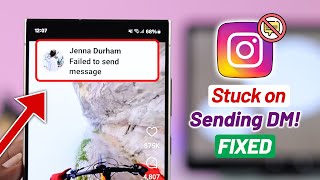 Instagram DM Not Sending Fix Instagram Failed To Send Message [upl. by Nnel]