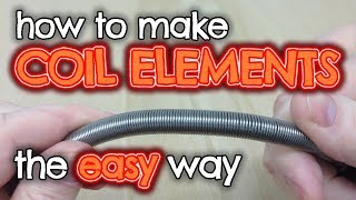 Make an EASY coil heating element winding Jig  making electric resistance coils  by VogMan [upl. by Ivor]