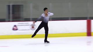 Antony Cheng 2017 US Figure Skating Golden West Championship Silver Medalist quotInceptionquotSoundtrack [upl. by Ohare]