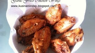 Garlic Fried Chicken Wings [upl. by Golding896]