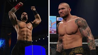 WWE 2K18 Nintendo Switch Gameplay  Roman Reigns vs Randy Orton [upl. by Ciredec]