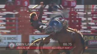 Enjoy the highlights from performance 1 of Pro Rodeo action at the 88th Ponoka Stampede [upl. by Cedell]