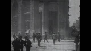 Edison Newsreels San Francisco Earthquake Aftermath silent 1906 [upl. by Llerod]