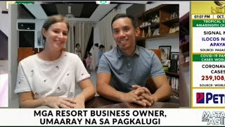 Mga Resort Owners Umaaray na sa Pagkalugi [upl. by Ahsenrac]