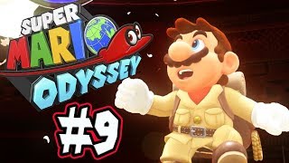 Super Mario Odyssey Part 9 Wooded Land UFO BOSS Nintnedo Switch co op Gameplay [upl. by Nyladnewg]