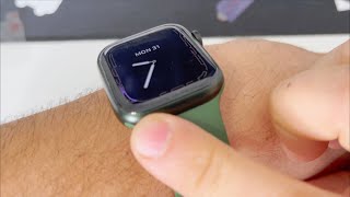 Apple Watch Series 7  How To Install Glass Screen Protector [upl. by Anitsirc]