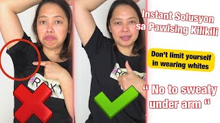 Instant Solution To Sweaty Underarm  Underarm Sweat Pads Review  Anne Saito VLOGS [upl. by Ahtera]