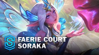 Faerie Court Soraka Skin Spotlight  League of Legends [upl. by Pinsky59]