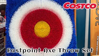 Eastpoint Axe Throw Set from Costco [upl. by Hsotnas]