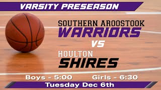 Varsity Preseason Basketball vs Houlton  Dec 6th 2022 [upl. by Eleen]