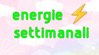 🔮 ENERGIE ⚡ SETTIMANALI DAL 07 AL 13 ottobre 🌰 [upl. by Suixela]