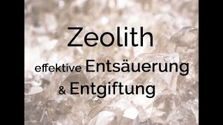 ZeolithKlinoptilolith  effektive Entsäuerung amp Entgiftung DrMichael Vogt amp Walter Häge [upl. by Lantha704]