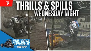 Wednesday Thrills amp Spills  2024 Chili Bowl Nationals [upl. by Tnahsarp]