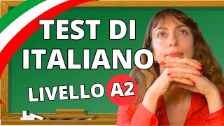 Test di Italiano livello A2  Quiz 10 Domande 🇮🇹 1 [upl. by Plumbo]