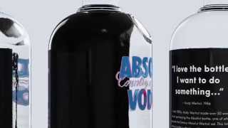 The Andy Warhol Absolut Vodka limited edition bottle [upl. by Welby683]