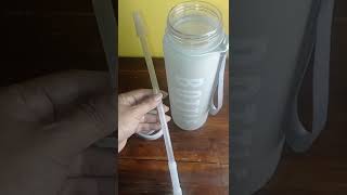 How to assemble water bottle straw trending shorts youtubeshort shortsvideo [upl. by Philine]