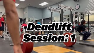 Deadlift Session 1 Starting from the Beginning [upl. by Murrah]