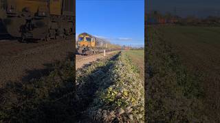 66701 working 4M29 Felixstowe North to Birch Coppice gbrf approaching Stamford Lincolnshire [upl. by Annua]