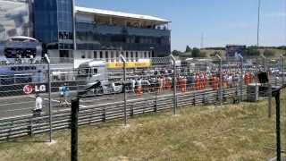 Hungaroring 2013 F1 drivers parade [upl. by Ardnovahs]