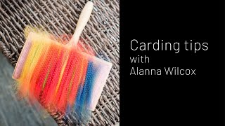 Wool carding tips from quotBack to Basics  Tips amp Tricksquot Workshop [upl. by Nnyleahs]