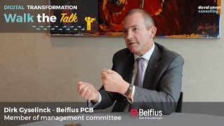 Digital Transformation Walk the Talk  Belfius PCB [upl. by Annazor]