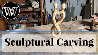 How to Learn Small Sculptural Carving With Chisels Small sculpture [upl. by Reh]