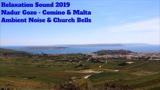 ASMR Sound 2019  Nadur Gozo  Ambient Noise amp Church Bells at Noon [upl. by Val]