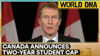 Canada to restrict number of foreign students in the country  World DNA  WION News [upl. by Jillayne]