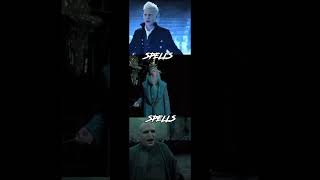 Gellert Grindelwald vs Albus Dumbledore vs Lord Voldemort battle harrypotter edit shorts [upl. by Fusco198]